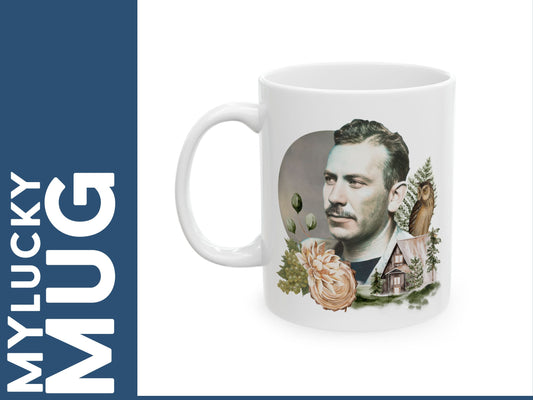 John Steinbeck Collage Mug (Doublesided)