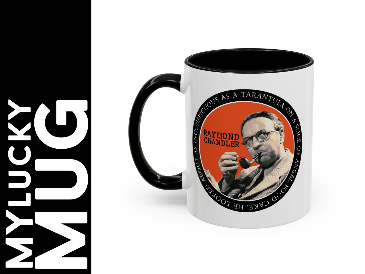 Raymond Chandler Mug (Doublesided/2 Color Options)