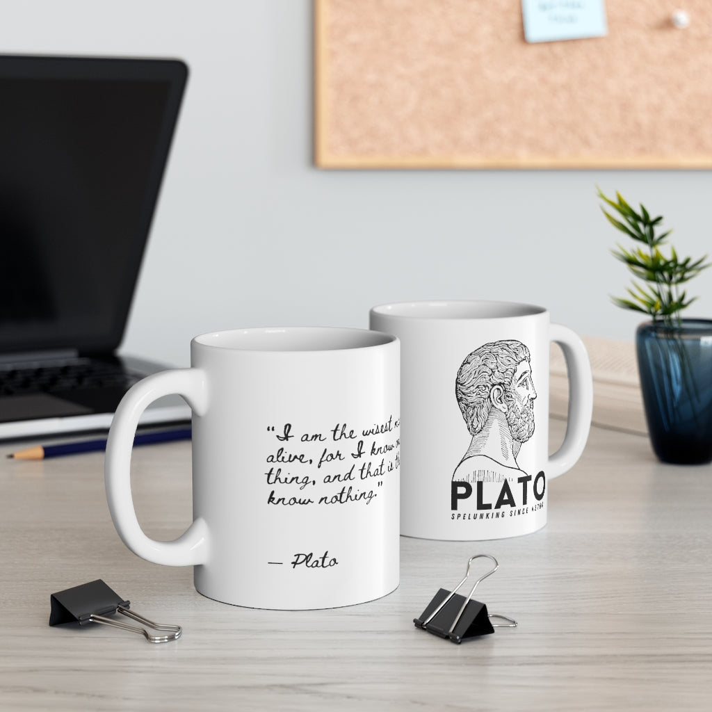 Plato Ceramic Mug 11oz (Double-sided)